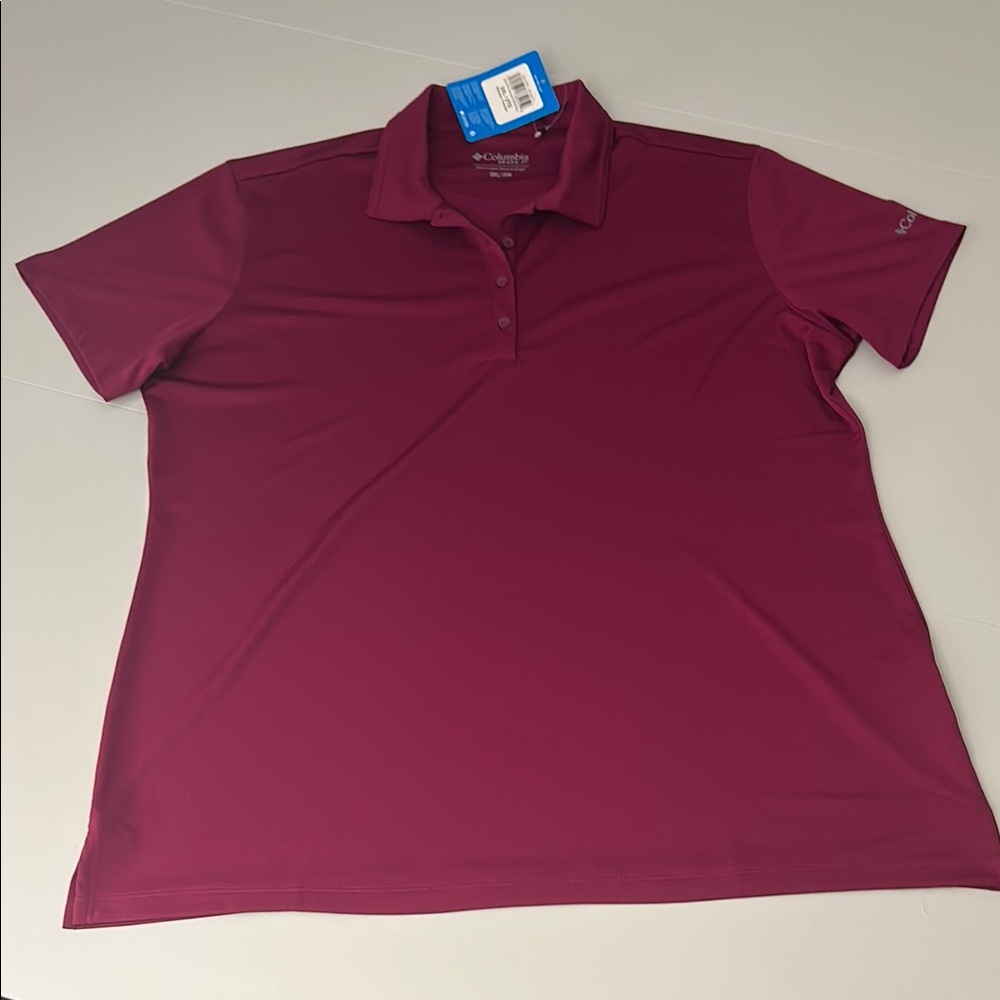 2 for $40 Columbia Golf Polo Shirt Women’s Size 2XL Omni-Wick Woman Birdie Polo